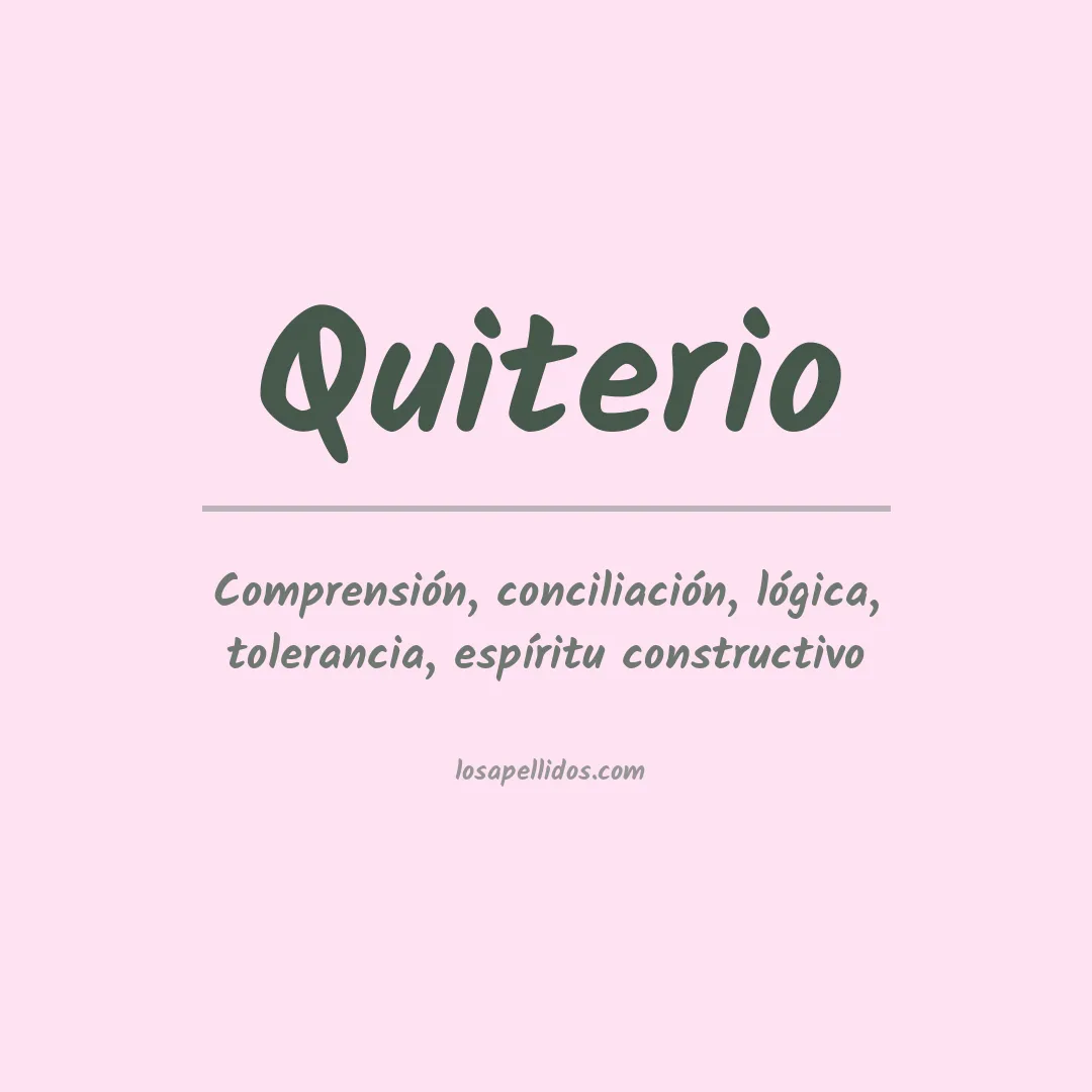 Apellido Quiterio