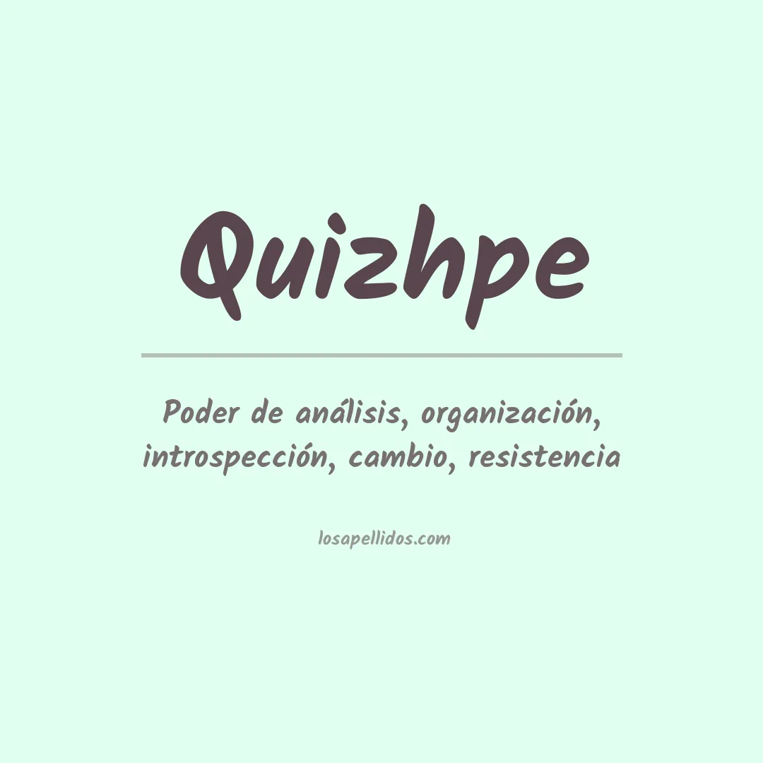 Apellido Quizhpe