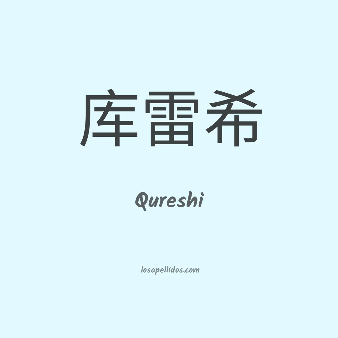 Qureshi en chino