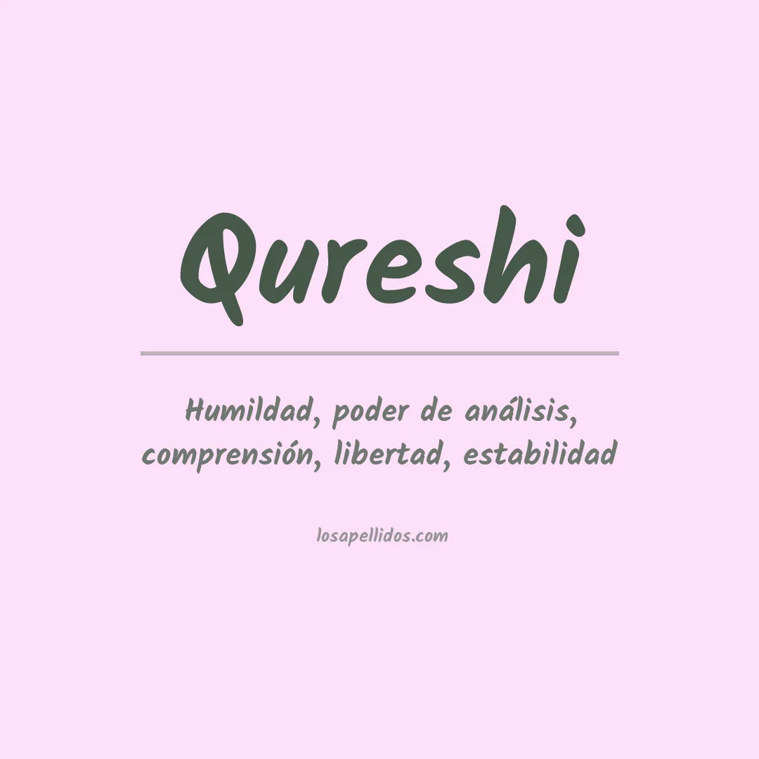 Apellido Qureshi