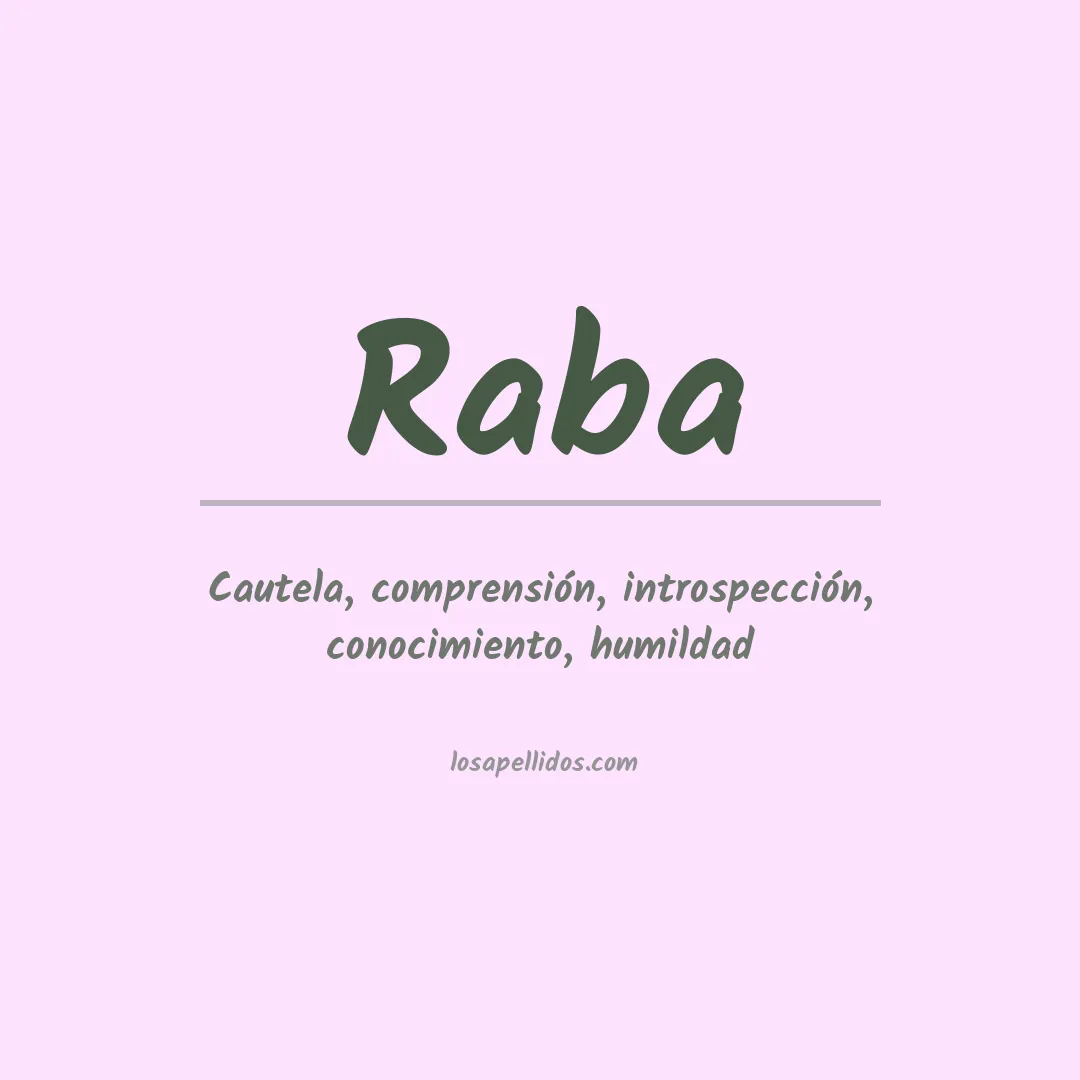 Apellido Raba