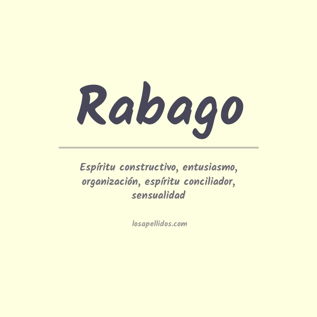 Apellido Rabago