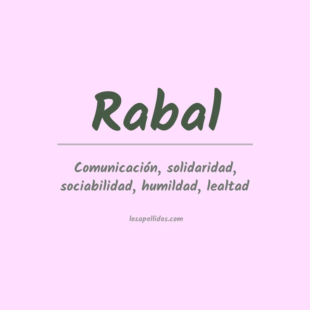Apellido Rabal