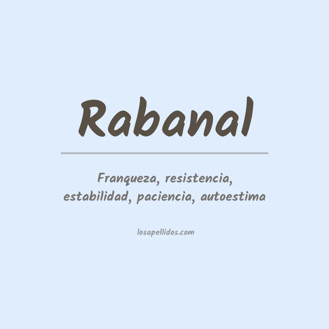 Apellido Rabanal