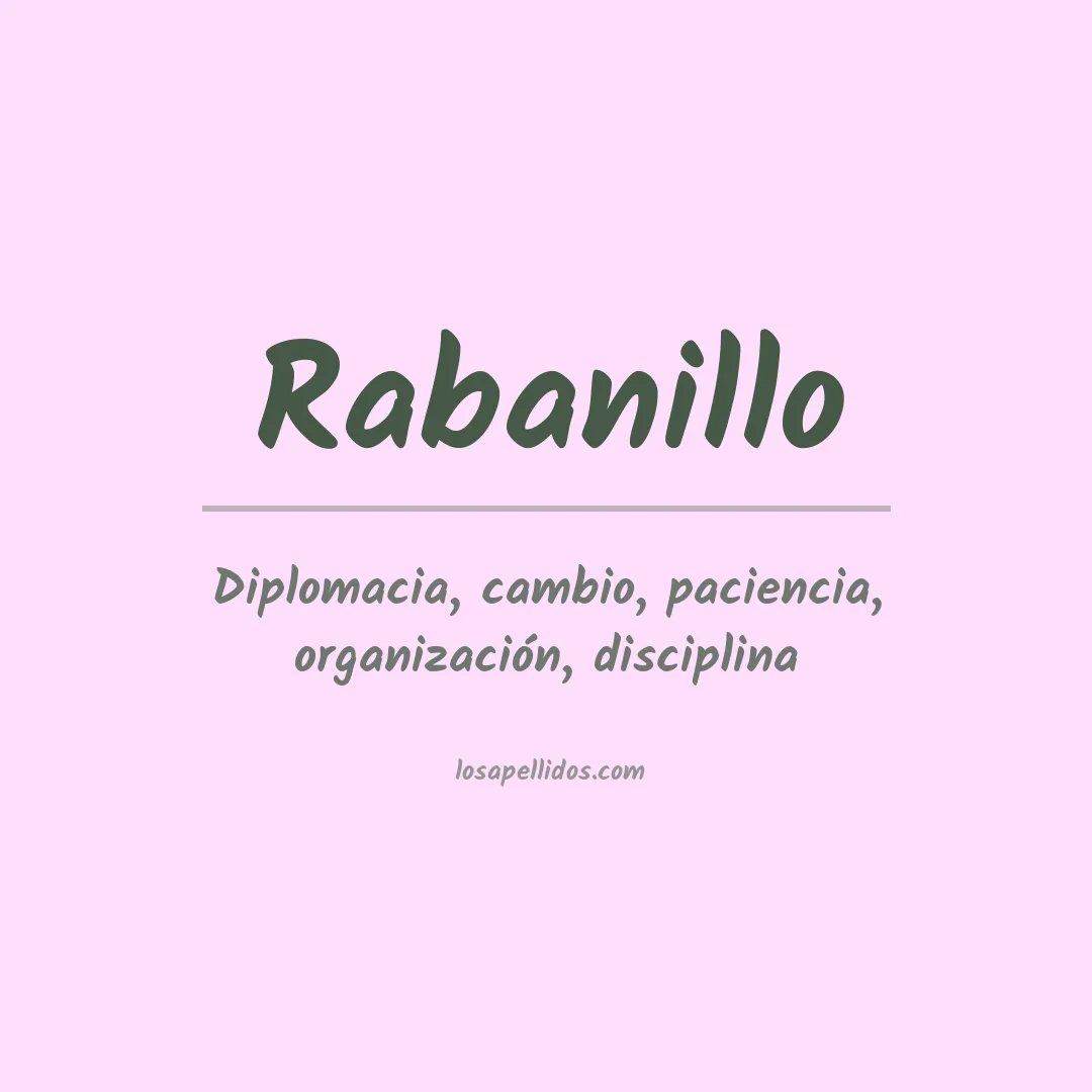 Apellido Rabanillo