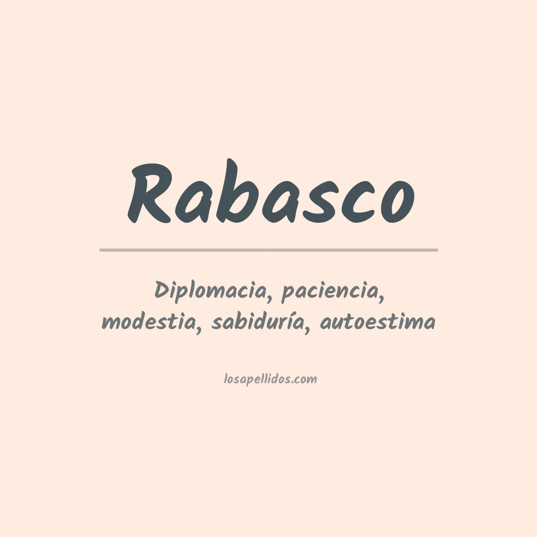 Apellido Rabasco
