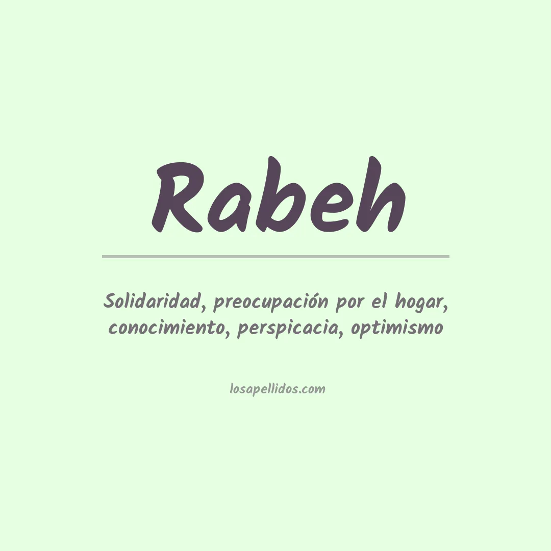 Apellido Rabeh