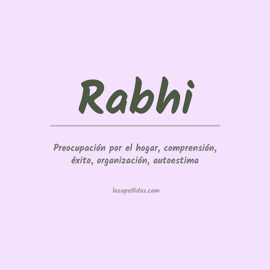 Apellido Rabhi
