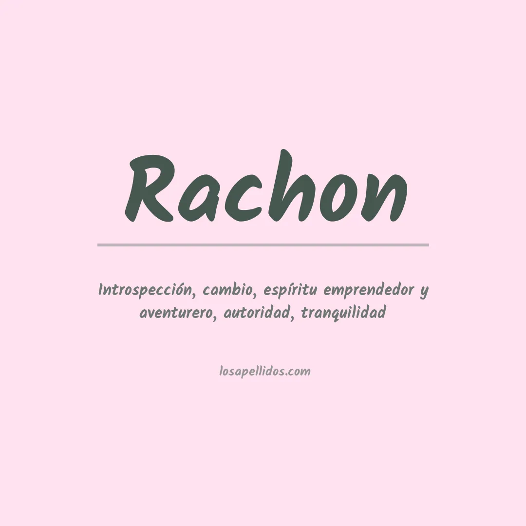 Apellido Rachon