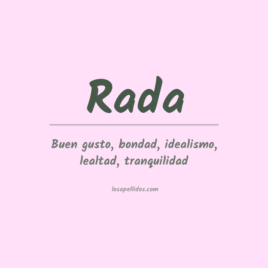 Apellido Rada