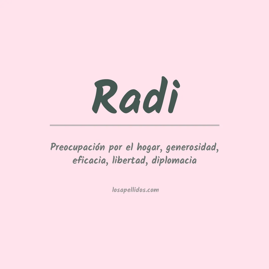 Apellido Radi