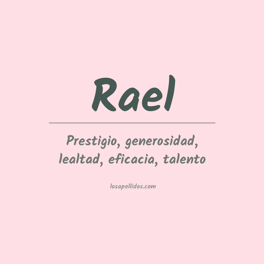 Apellido Rael