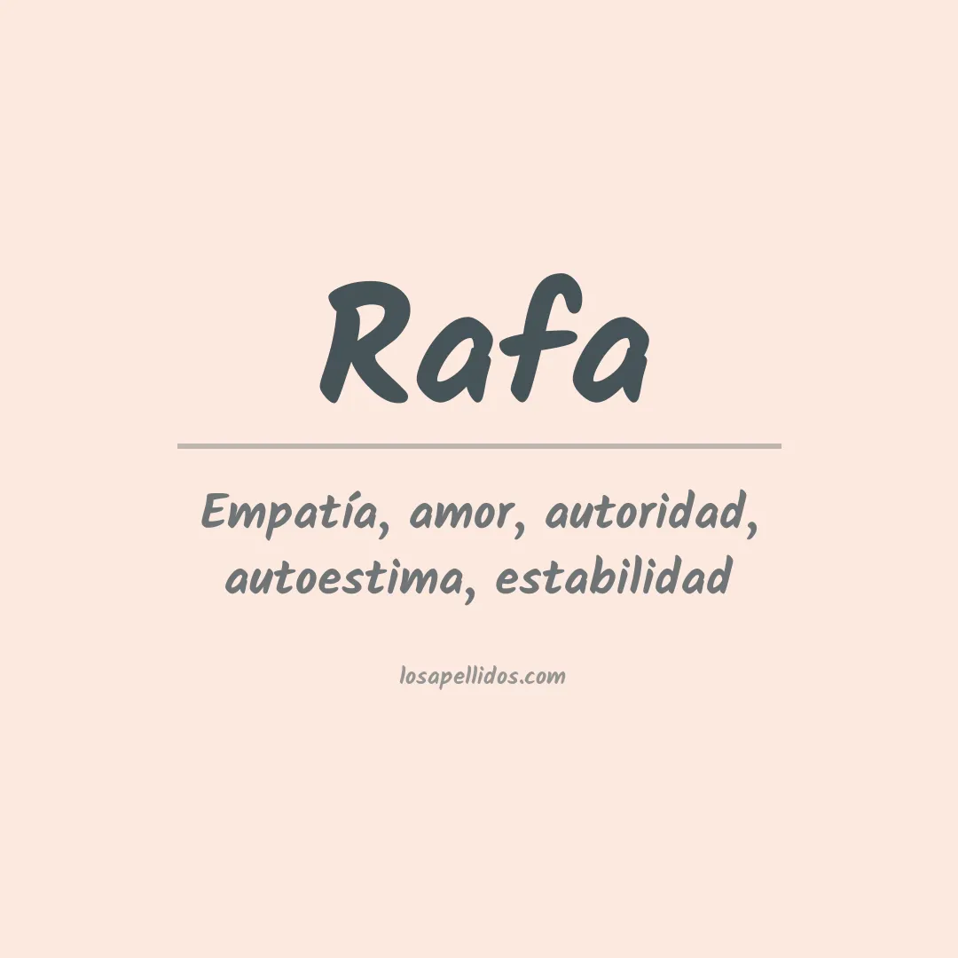 Apellido Rafa