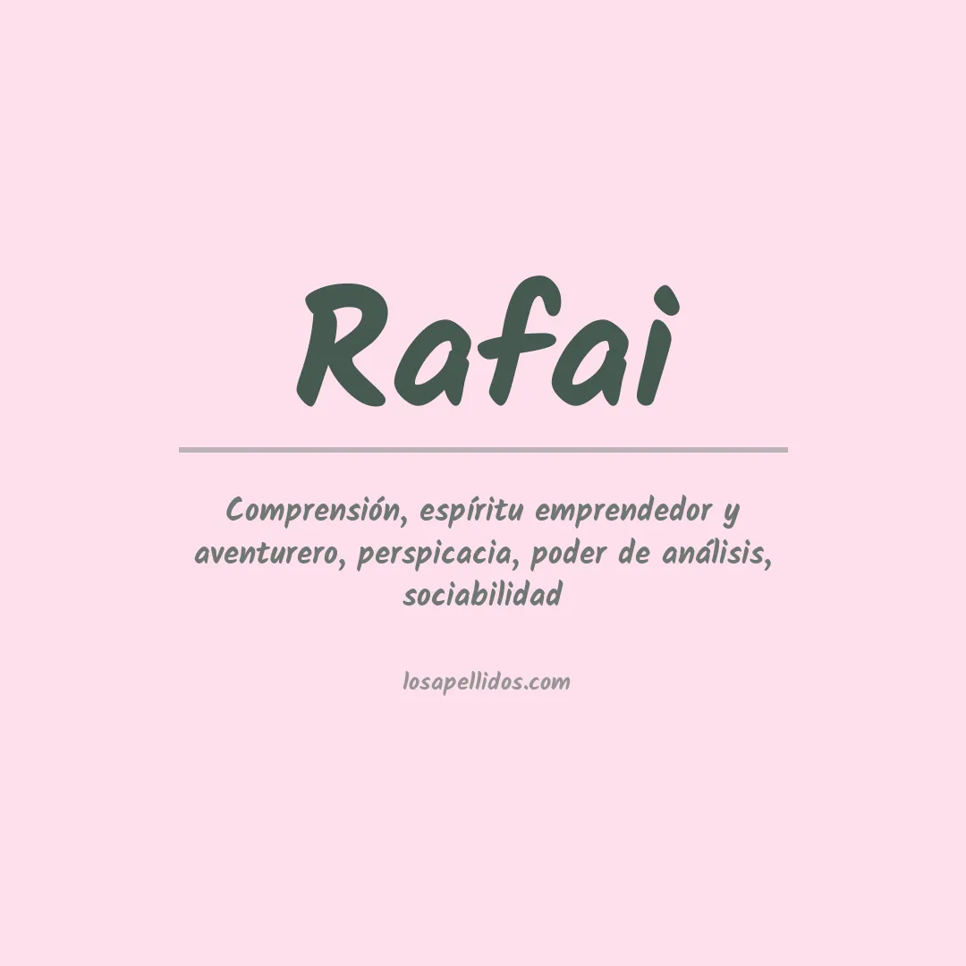 Apellido Rafai