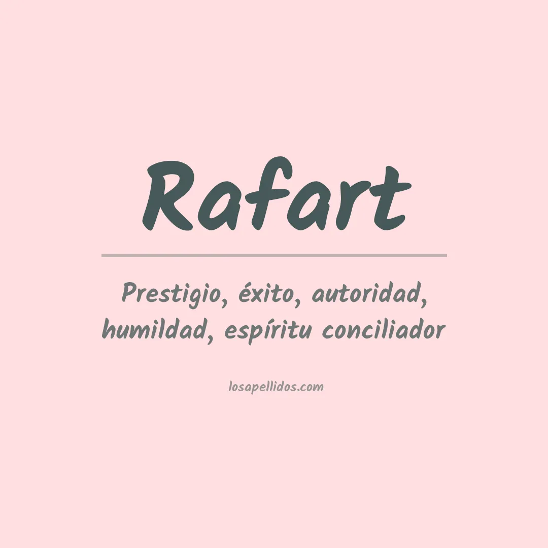 Apellido Rafart