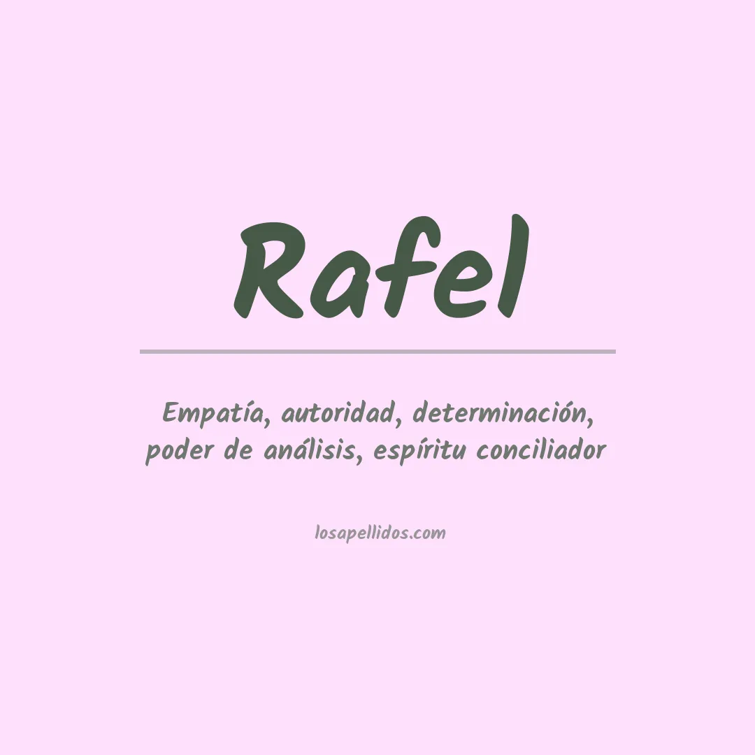 Apellido Rafel