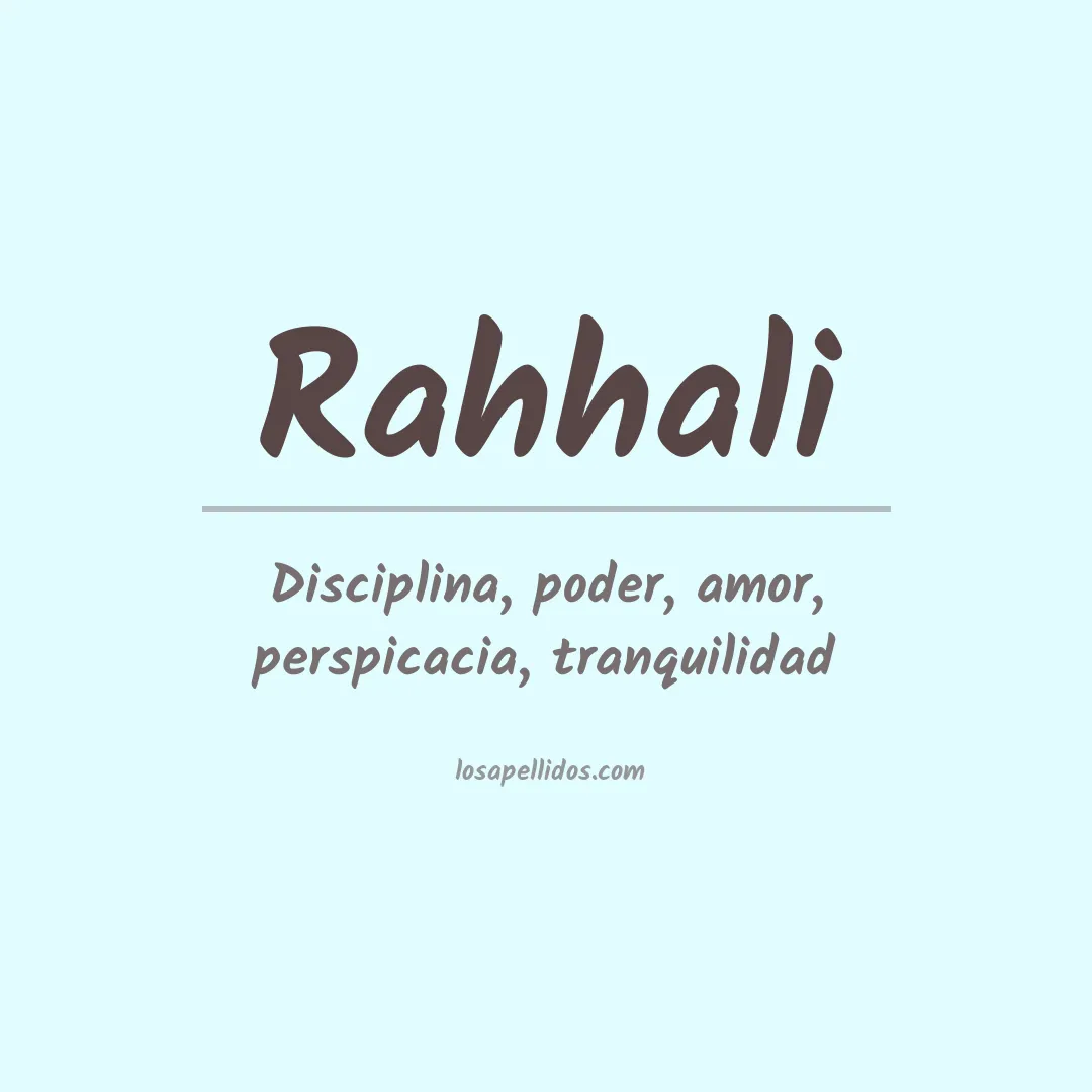Apellido Rahhali