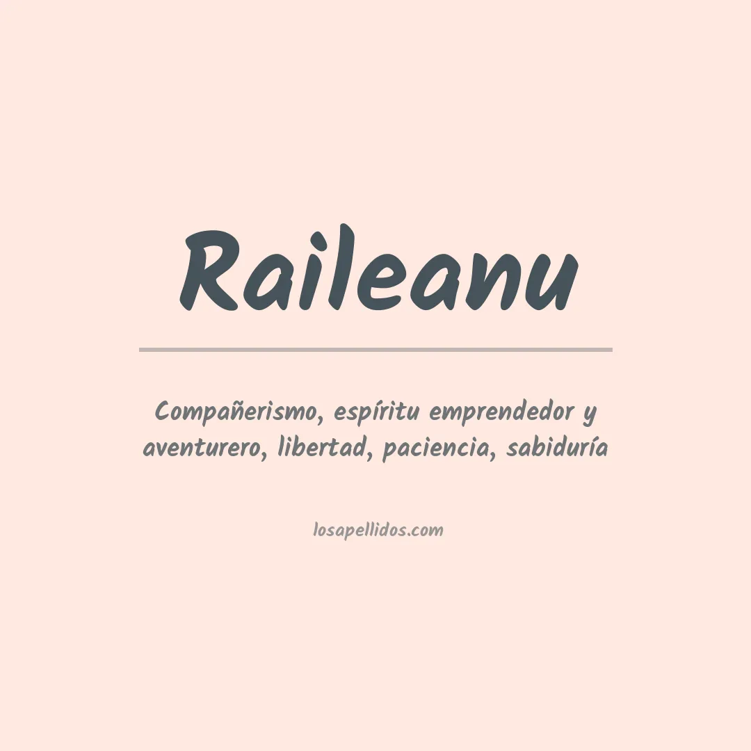 Apellido Raileanu