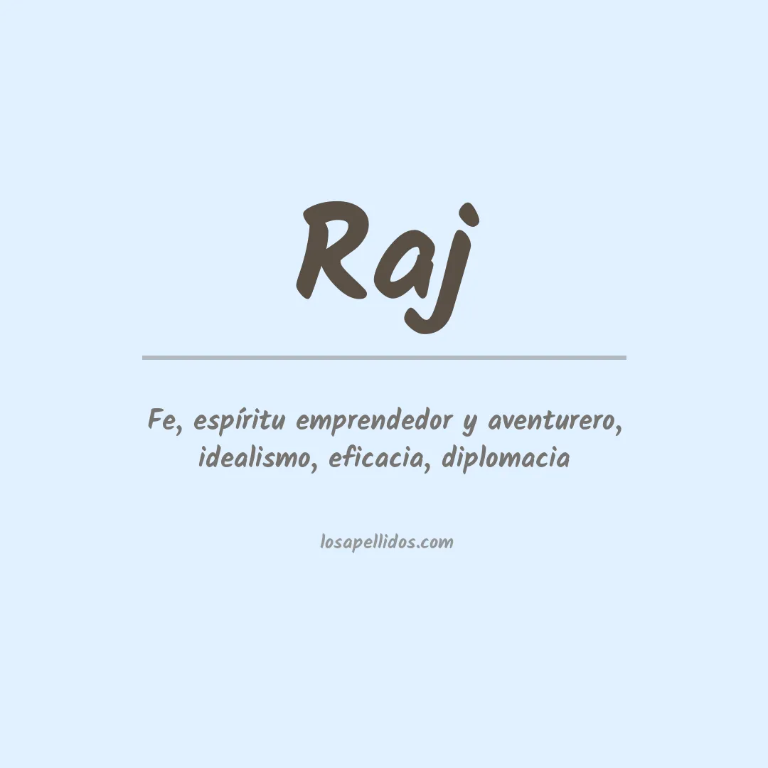 Apellido Raj