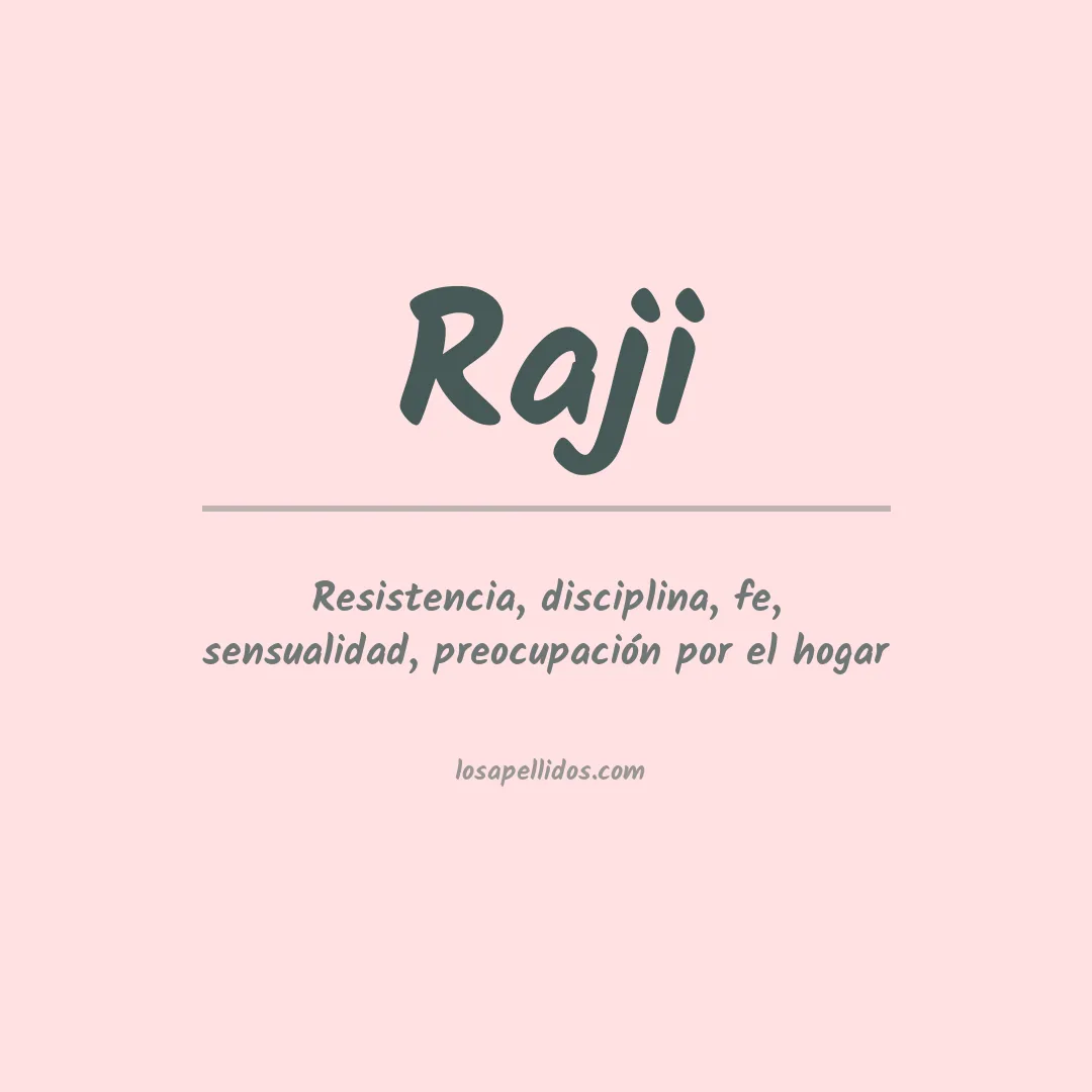 Apellido Raji