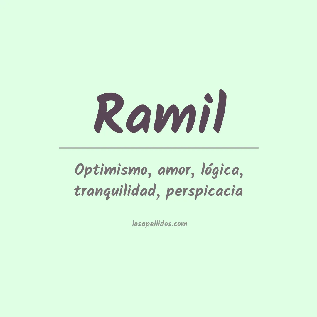 Apellido Ramil