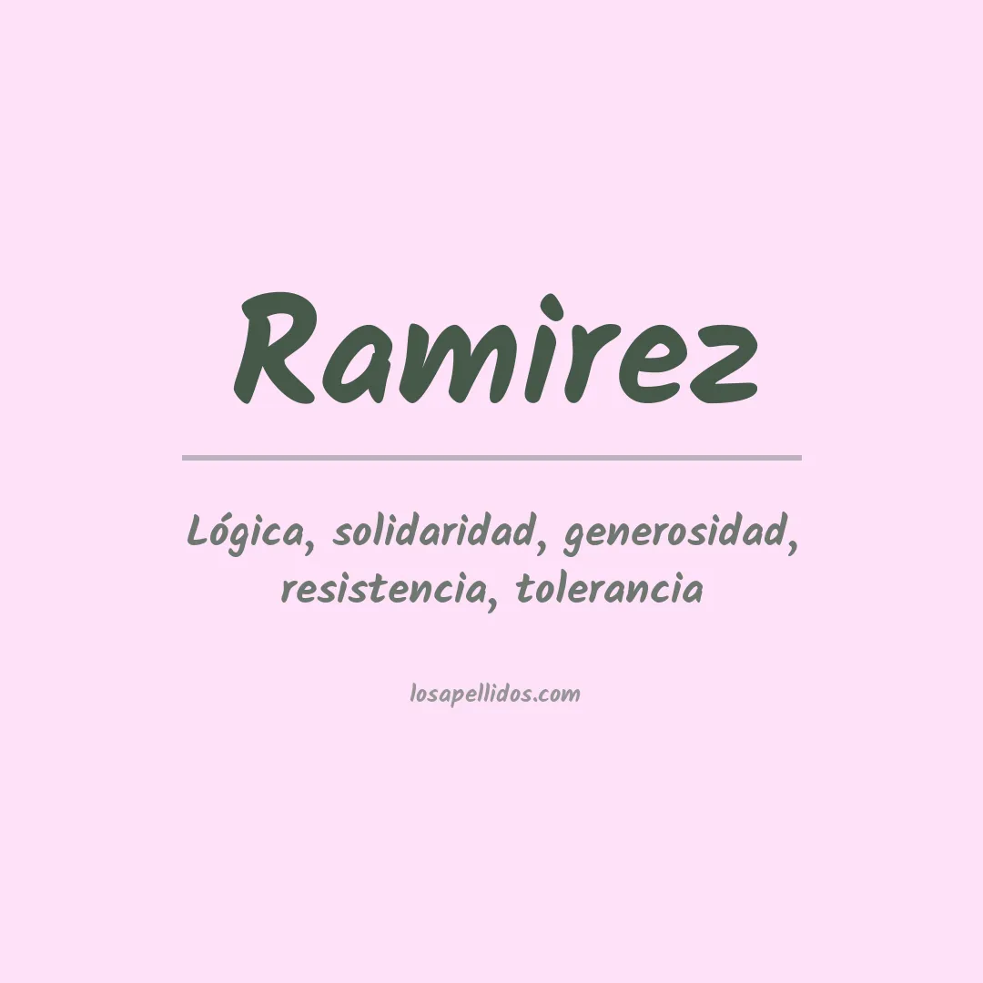 Apellido Ramírez