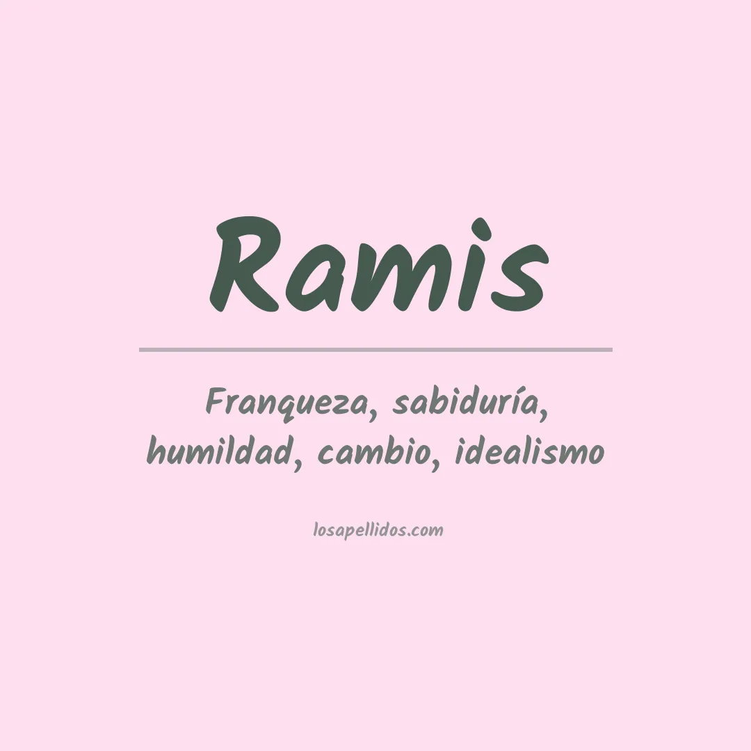 Apellido Ramis