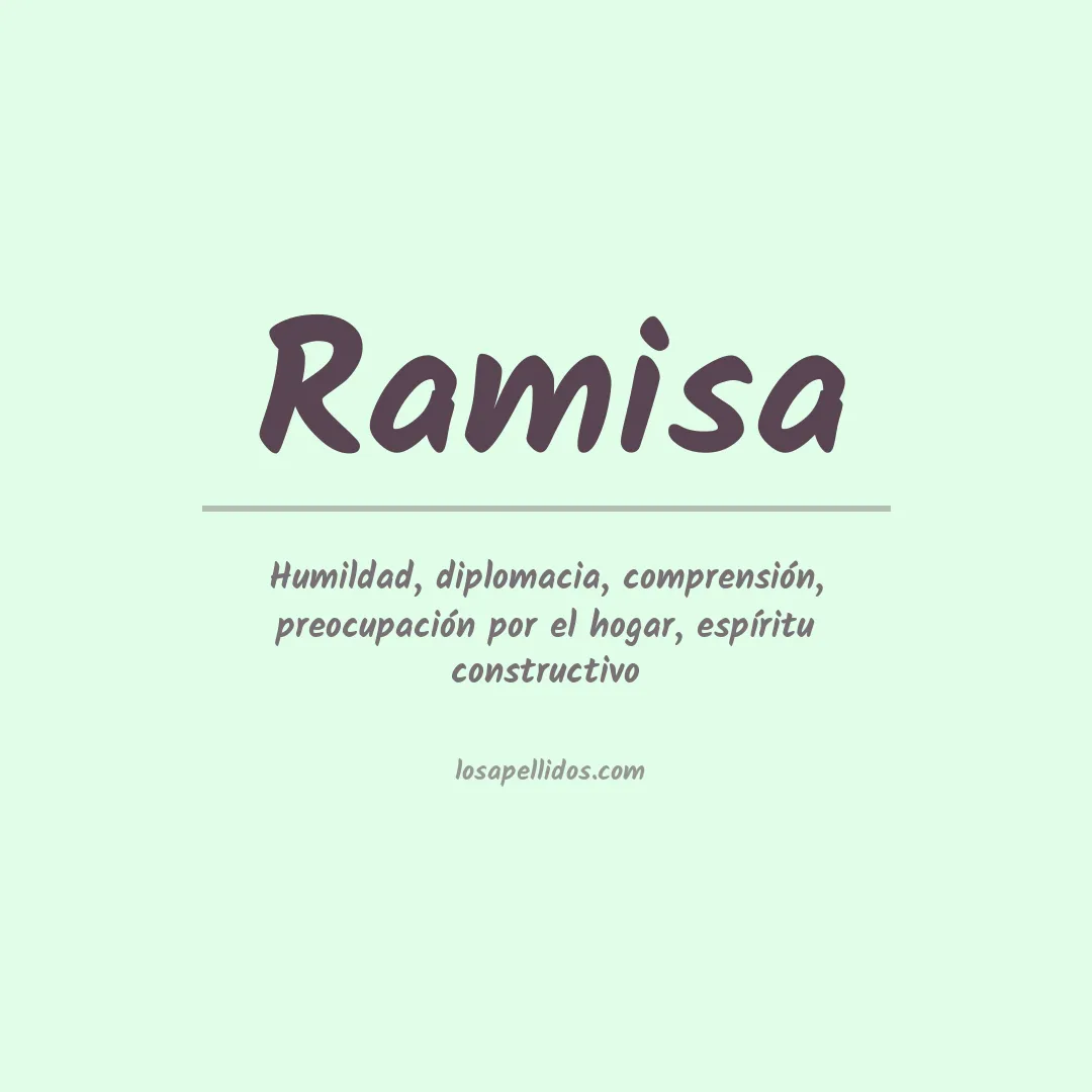 Apellido Ramisa