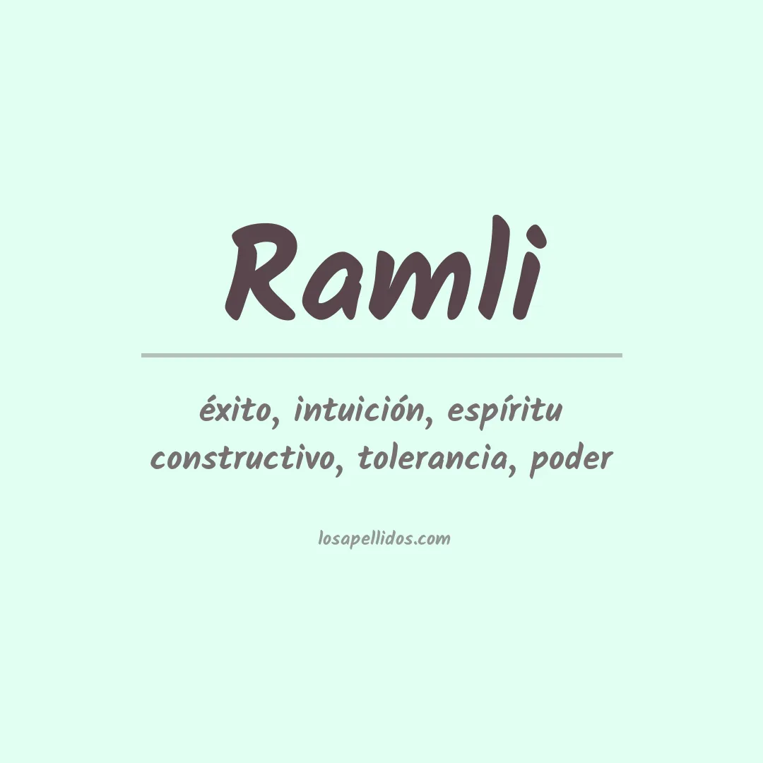Apellido Ramli