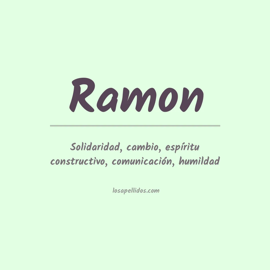 Apellido Ramón