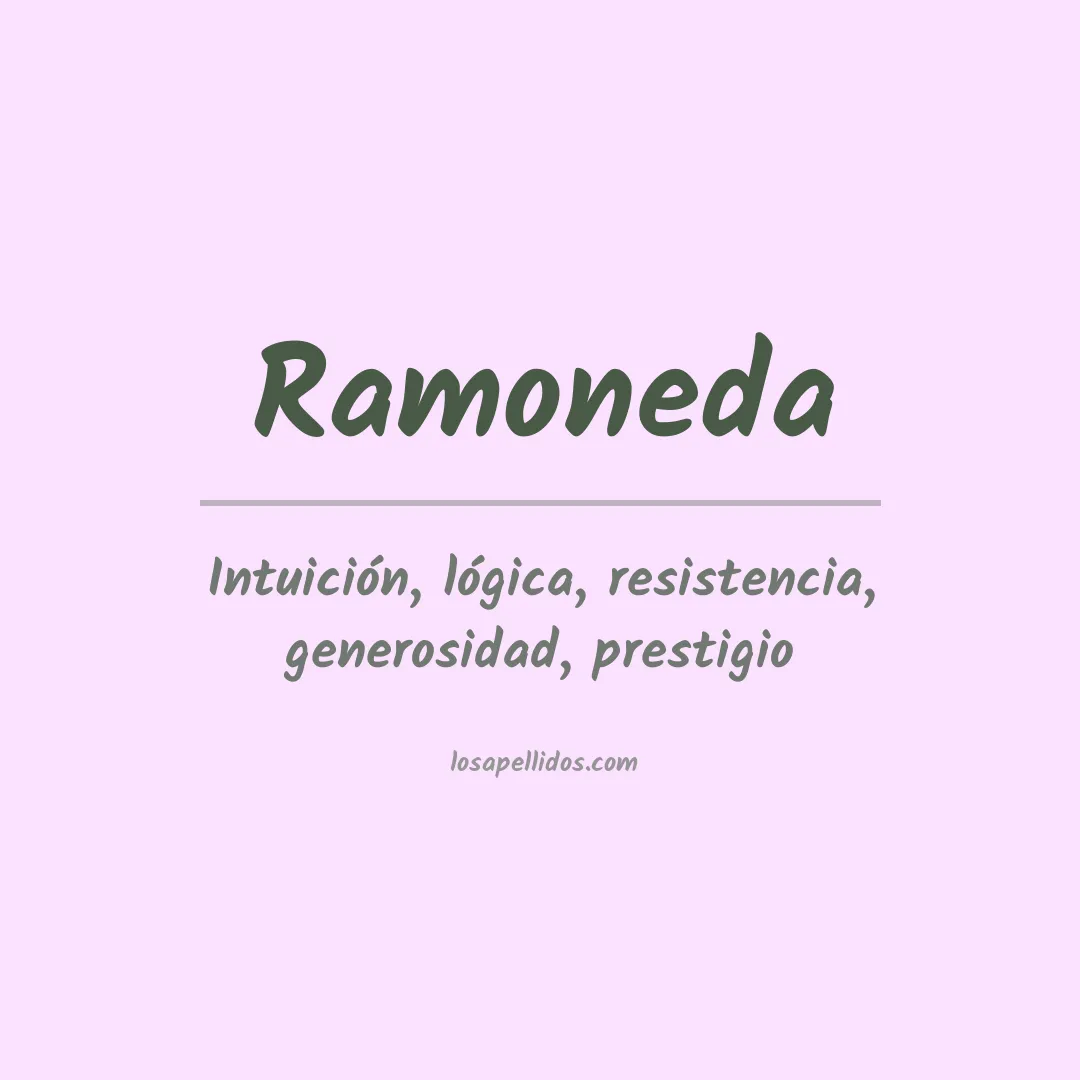 Apellido Ramoneda