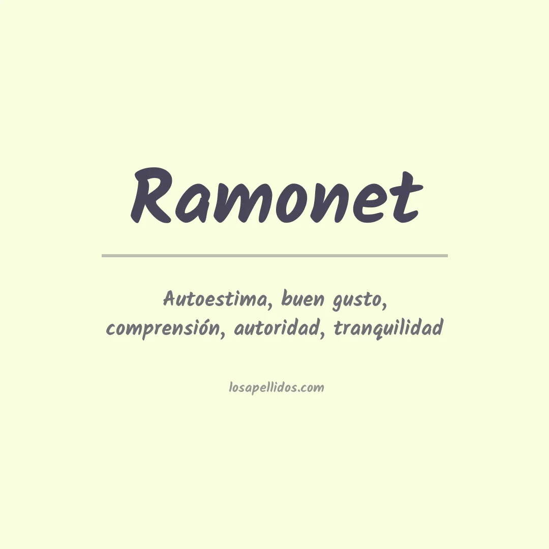 Apellido Ramonet