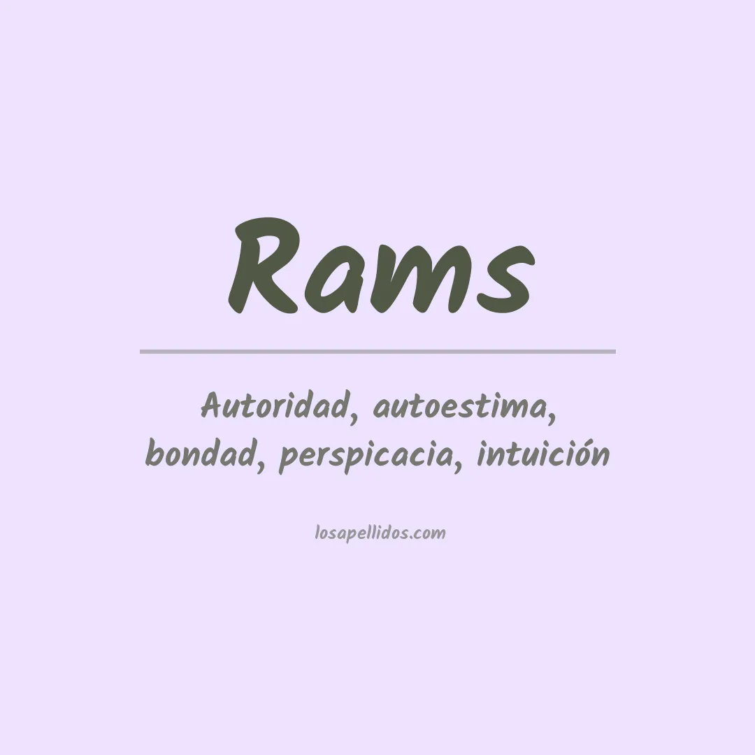 Apellido Rams