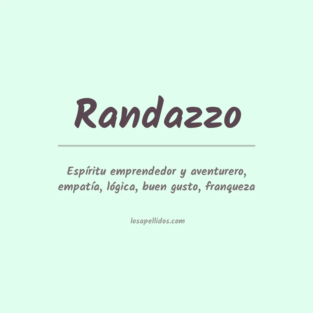 Apellido Randazzo