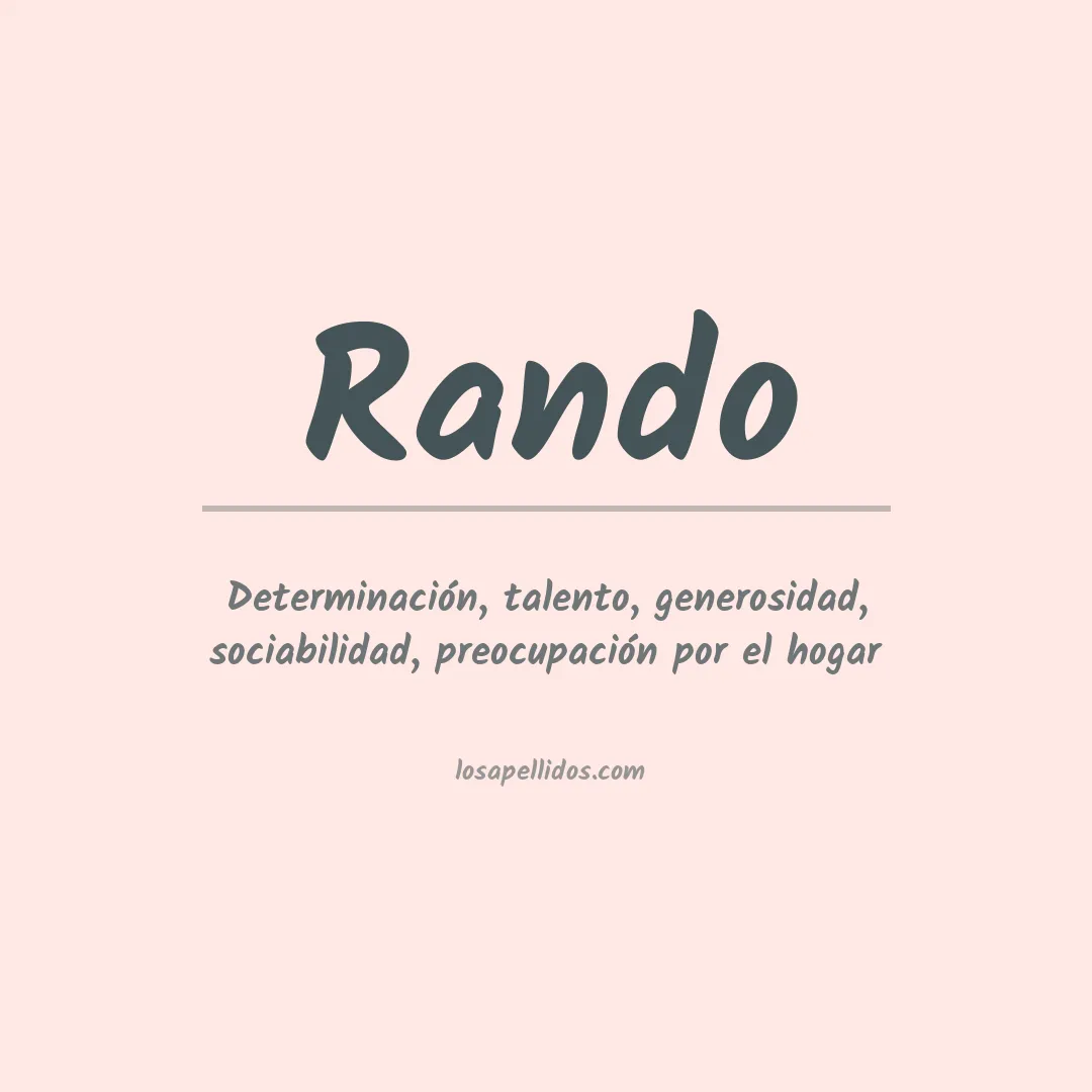 Apellido Rando