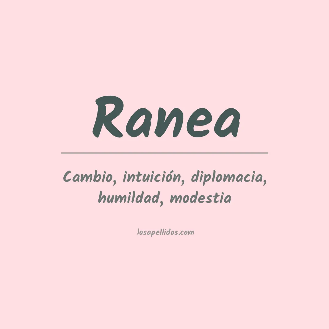 Apellido Ranea