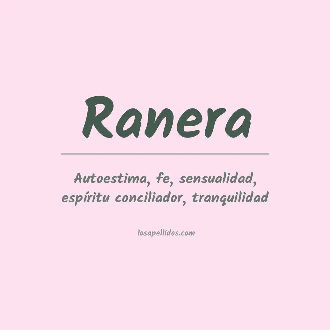 Apellido Ranera