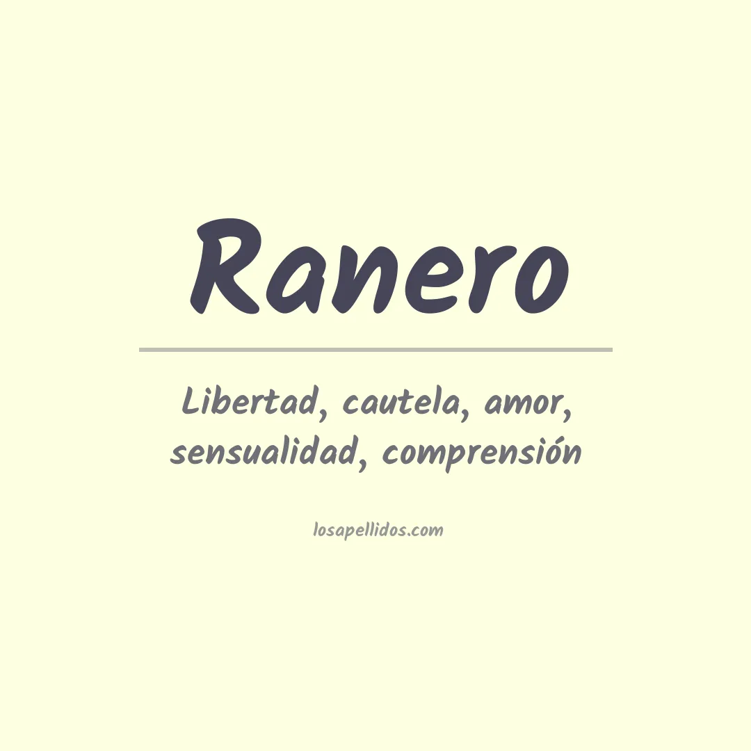 Apellido Ranero