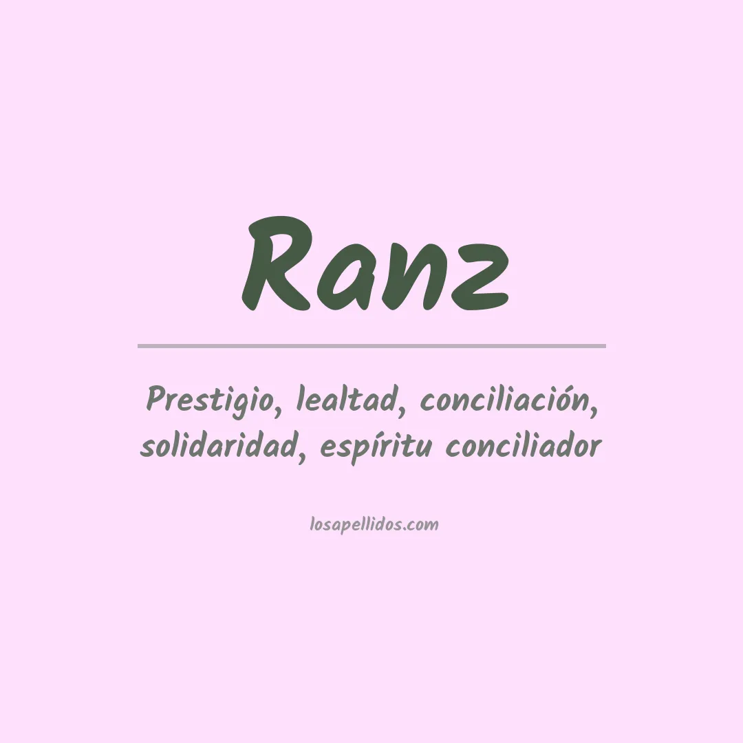 Apellido Ranz
