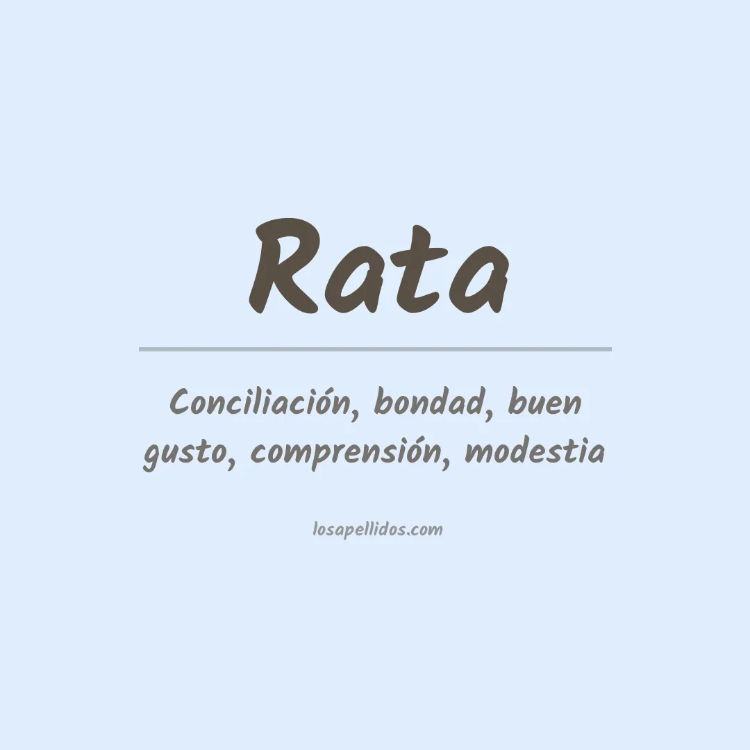 Apellido Rata