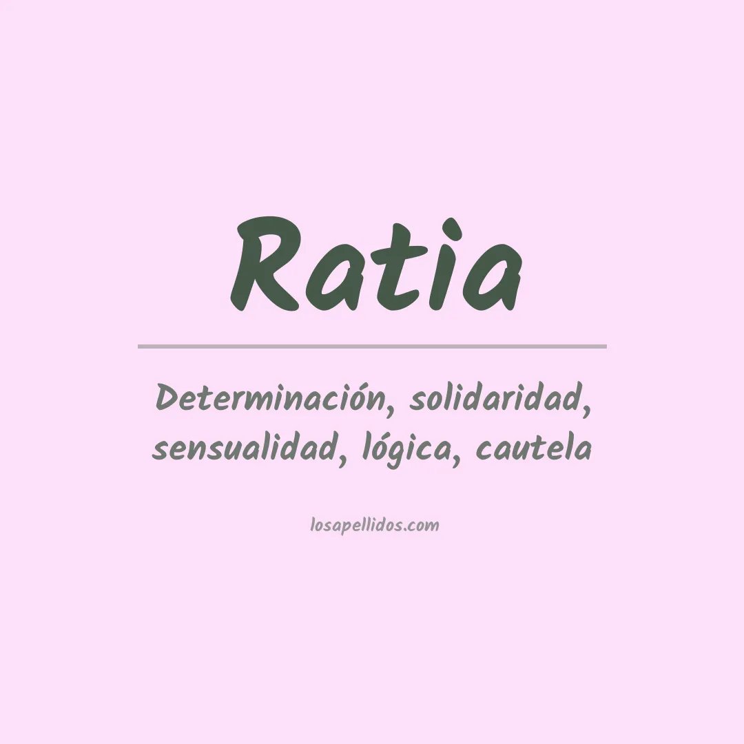 Apellido Ratia