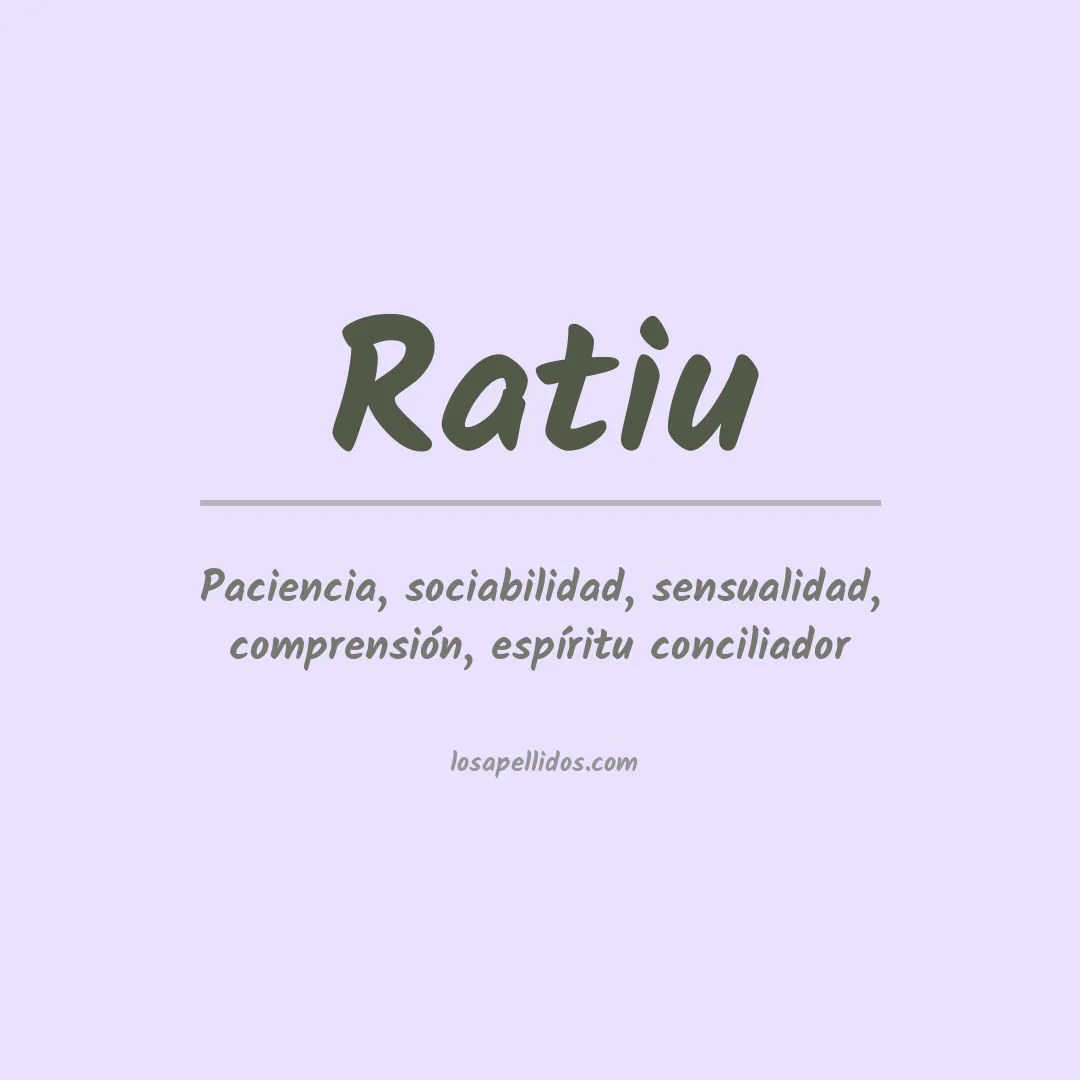 Apellido Ratiu