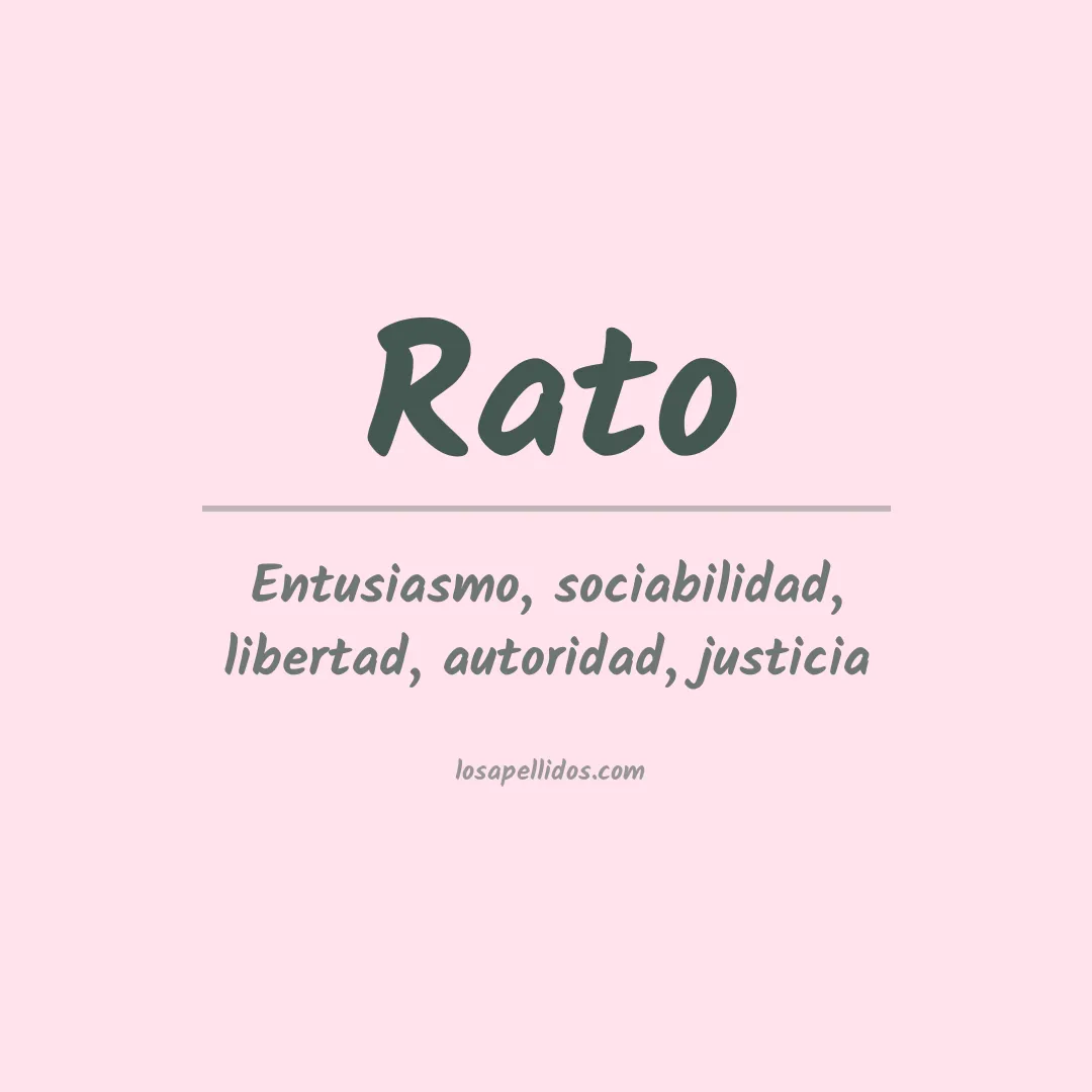 Apellido Rato