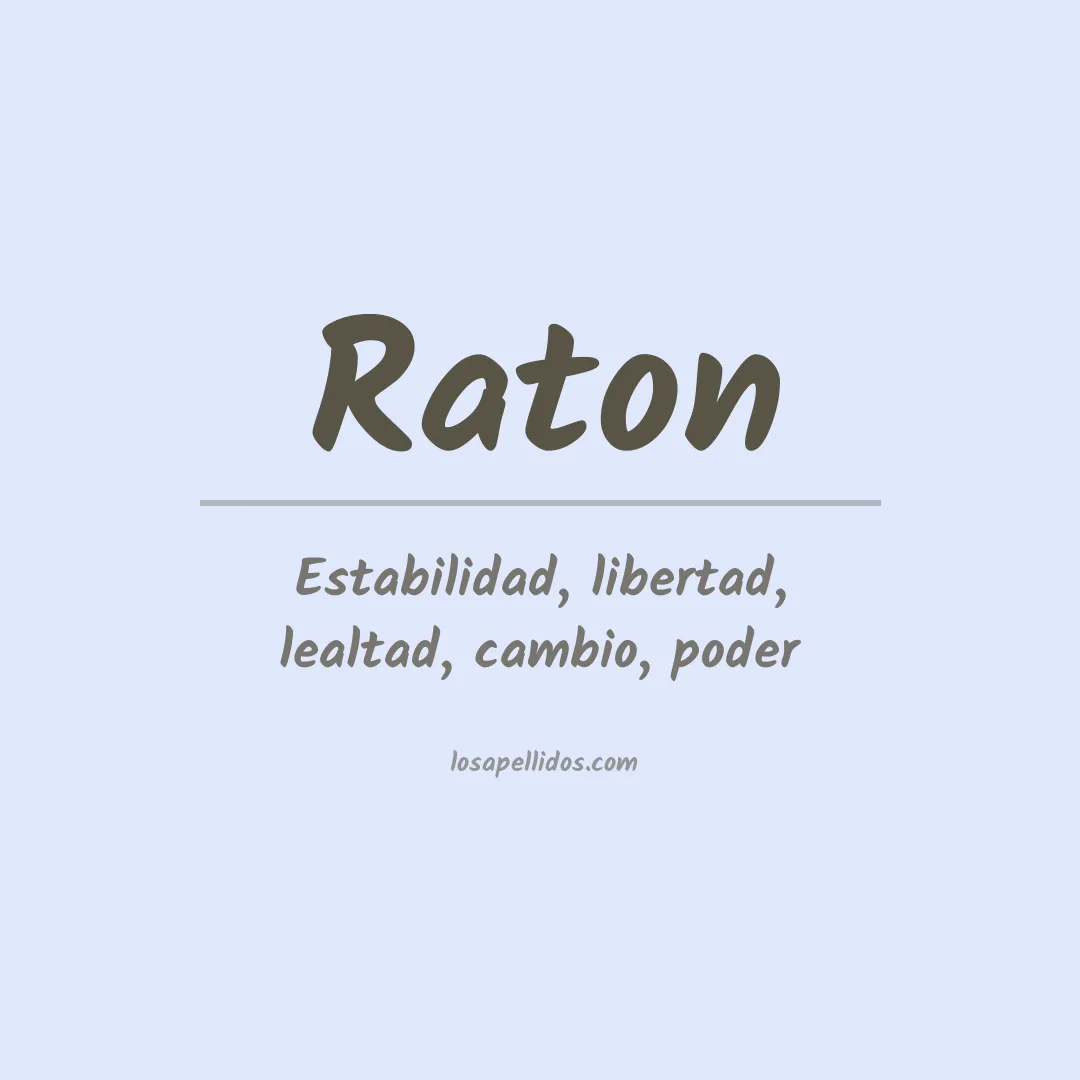Apellido Raton