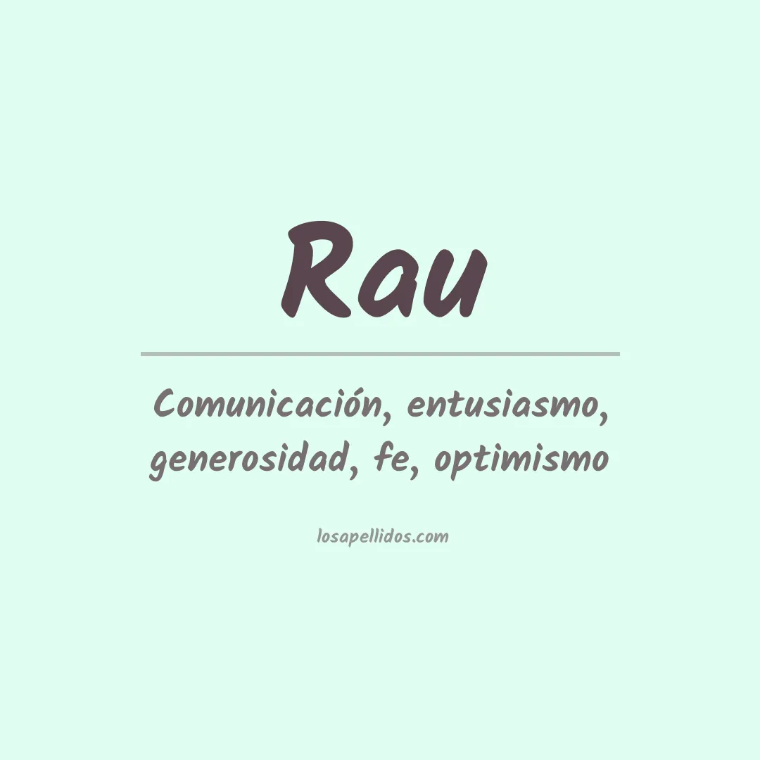 Apellido Rau