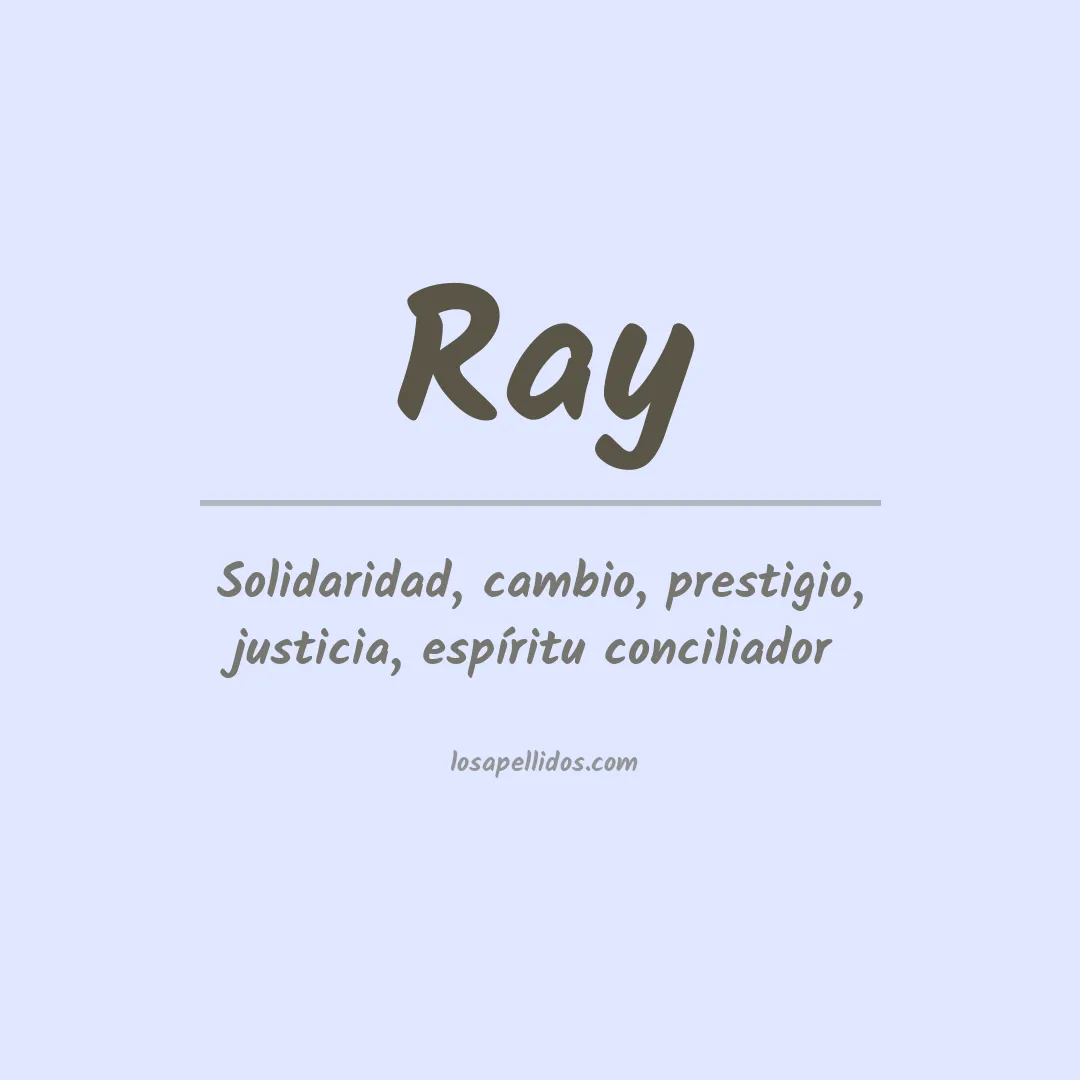 Apellido Ray