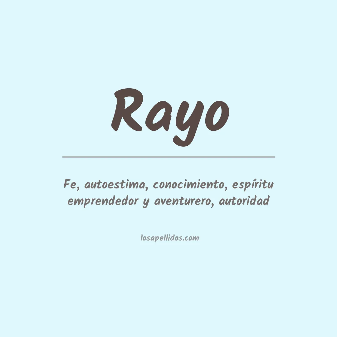 Apellido Rayo