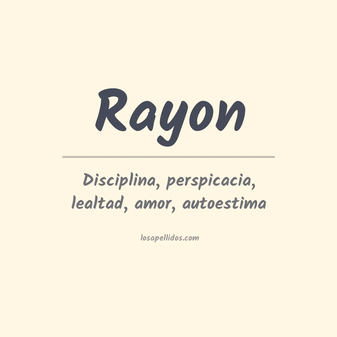 Apellido Rayón