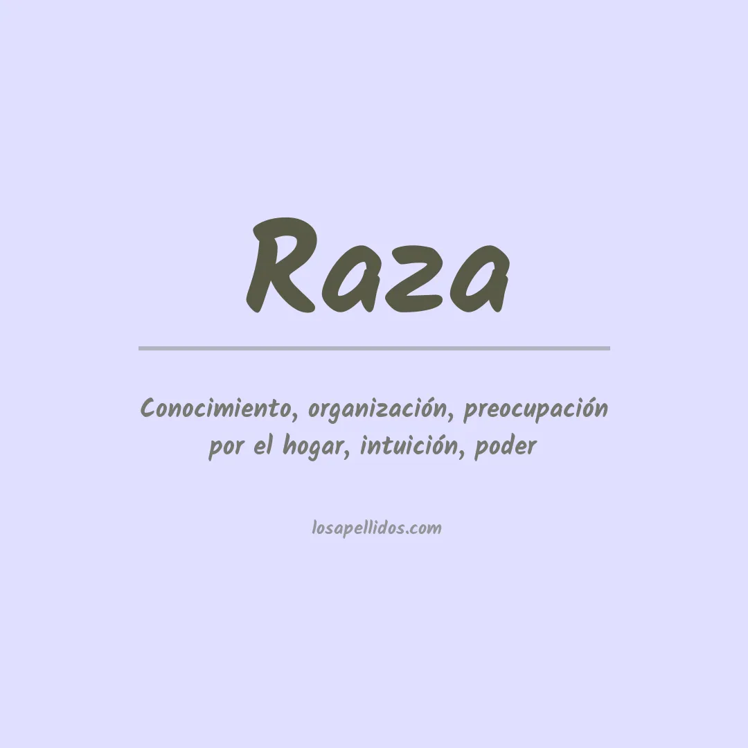 Apellido Raza