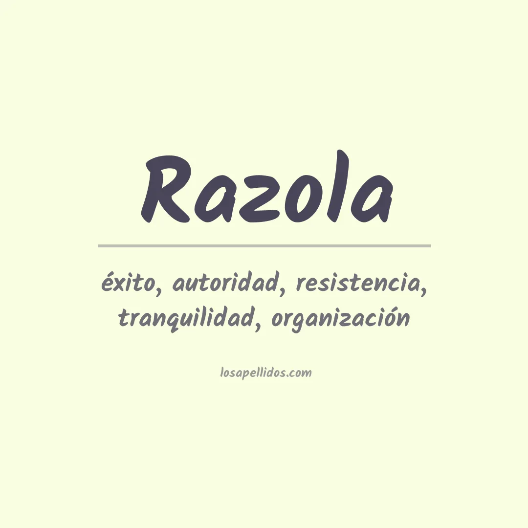 Apellido Razola